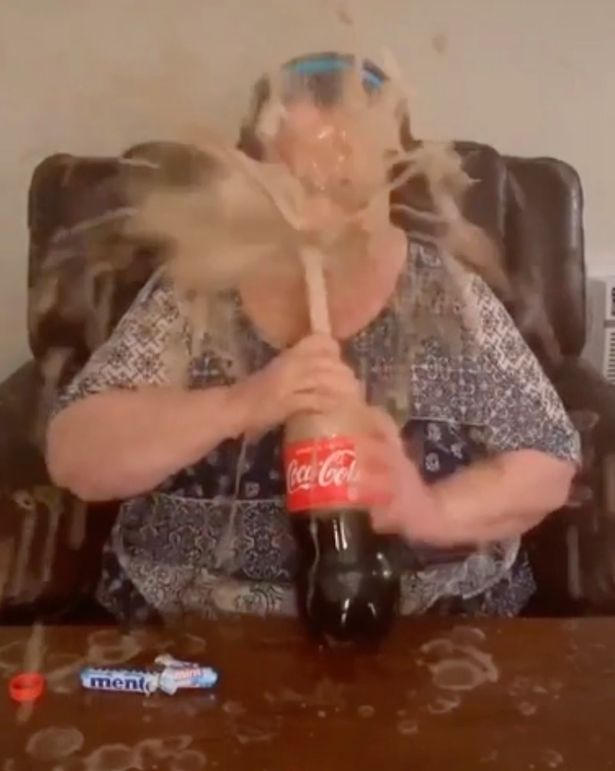 Mentos and coke